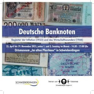 Ausstellung Deutsche Banknoten Geldscheine