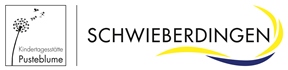 Logo von Schwieberdingen und der Kindertagesstätte Pusteblume