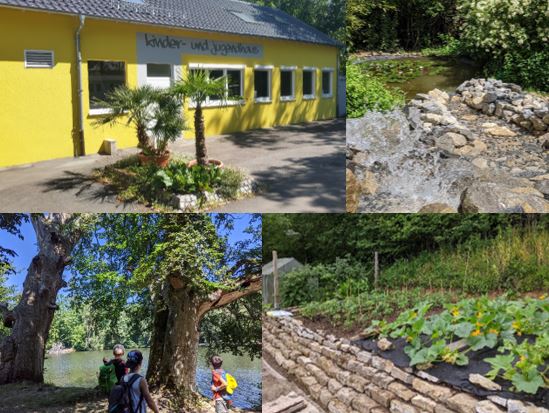 Collage vom Kinder- und Jugendhaus