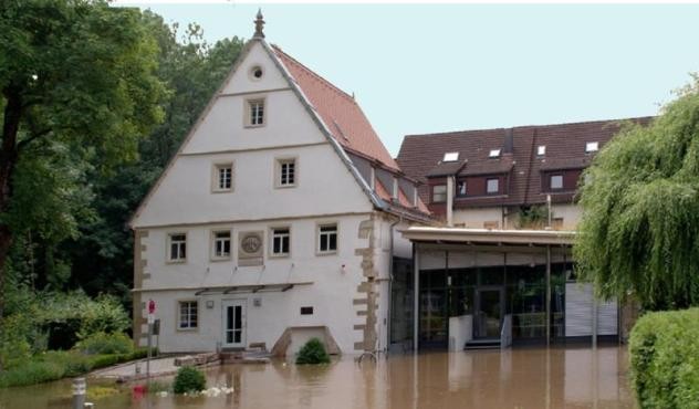 Hochwasser Schwieberdingen Juli 2010