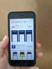 Handyansicht mit Nina Warn APP