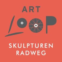 Logo Art Loop auf orangem Hintergrund