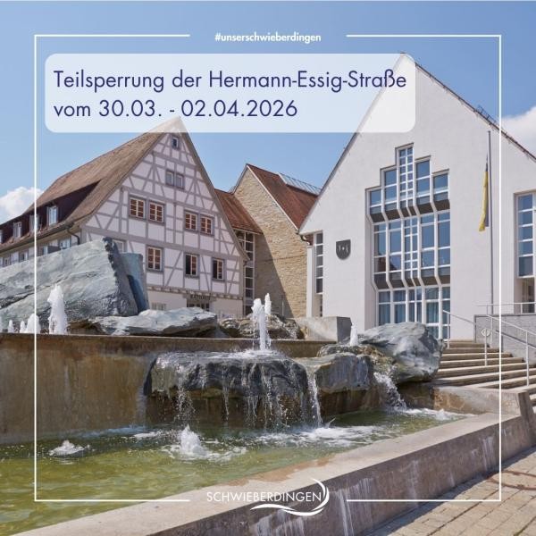 Gebäude mit Brunnen