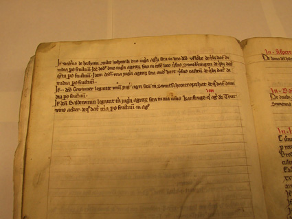 Buch mit alter Schrift