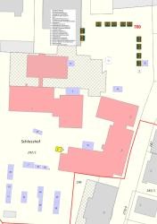 Lageplan mit Ständen auf dem Weihnachtsmarkt