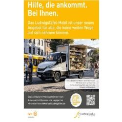 Tafelmobil mit Lebensmitteln