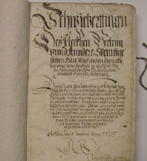 Ältestes Buch 1596